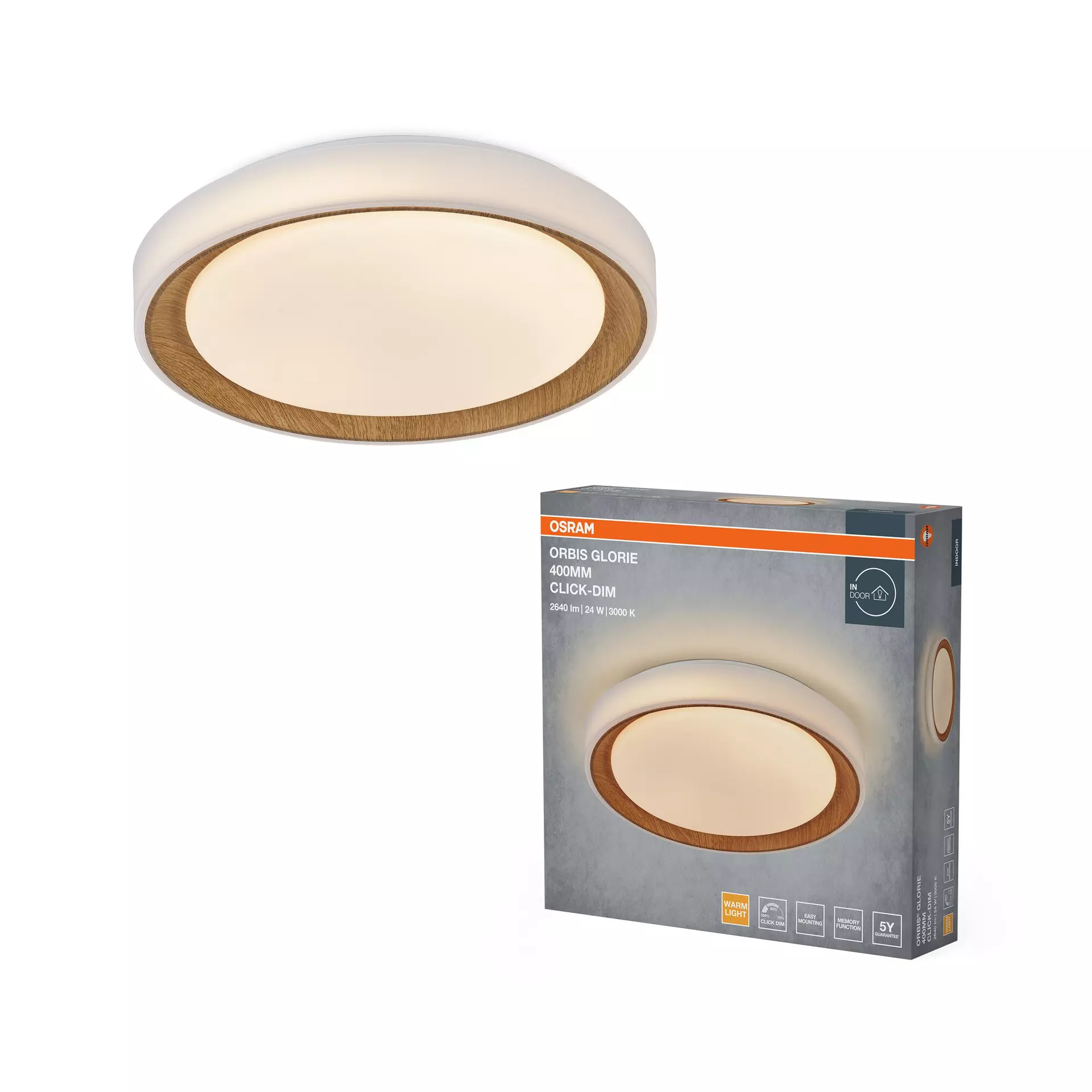 Deckenleuchte Glorie OSRAM Silikon 