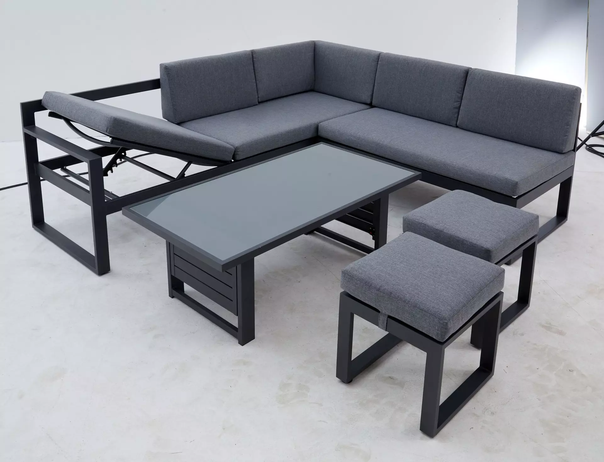 Lounge-Set LINA Outdoor Textil 69 x 69 x 213 cm