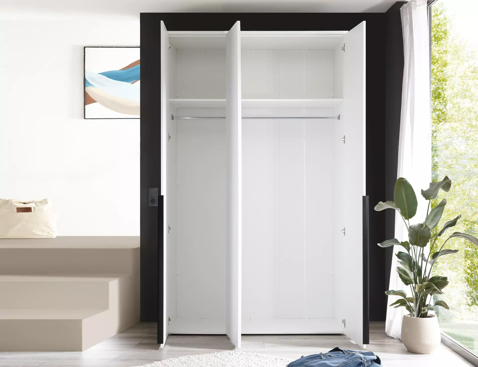 Drehtürenschrank KEVO Dreamoro Holzwerkstoff 52 x 225 x 135 cm