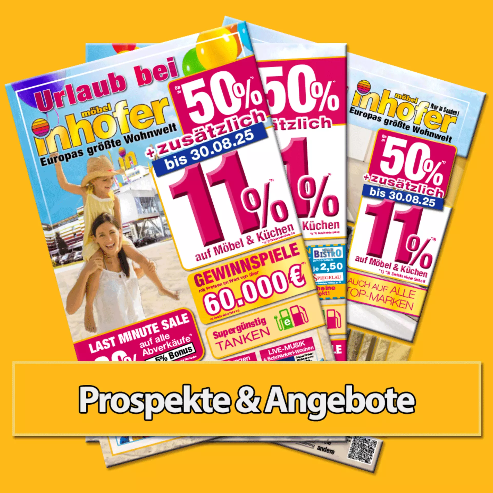 Jetzt die aktuellen Möbel Inhofer Prospekte online durchblättern