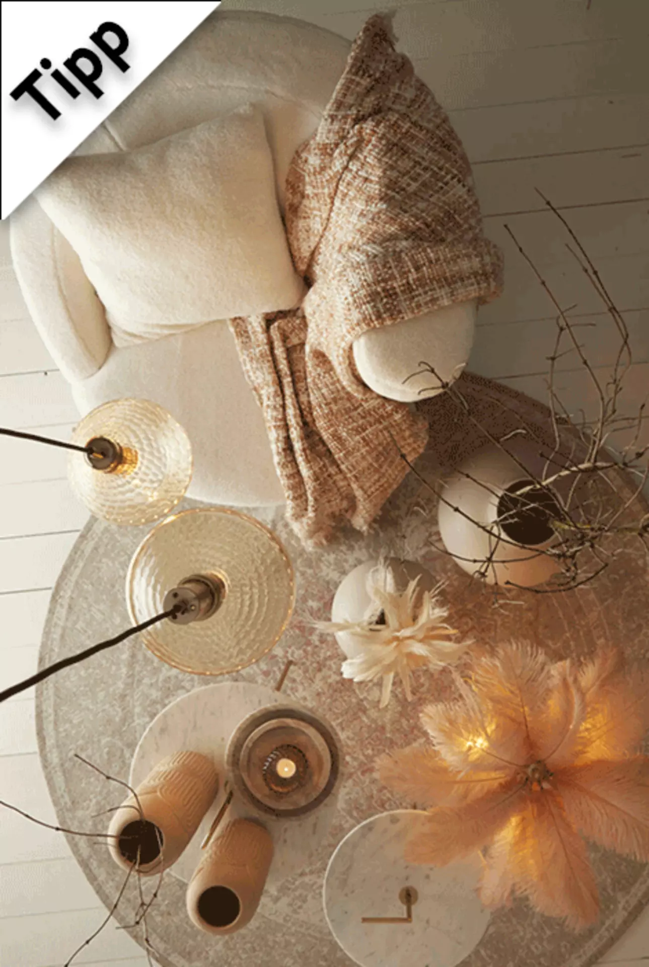 Zum Wohntipp Gemütliches Wohnzimmer