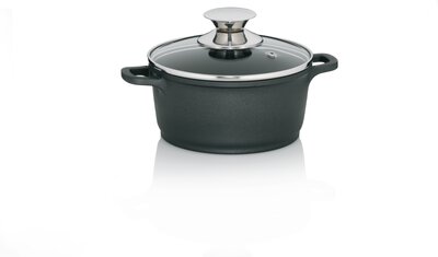 Bild von Fleischtopf Metall schwarz