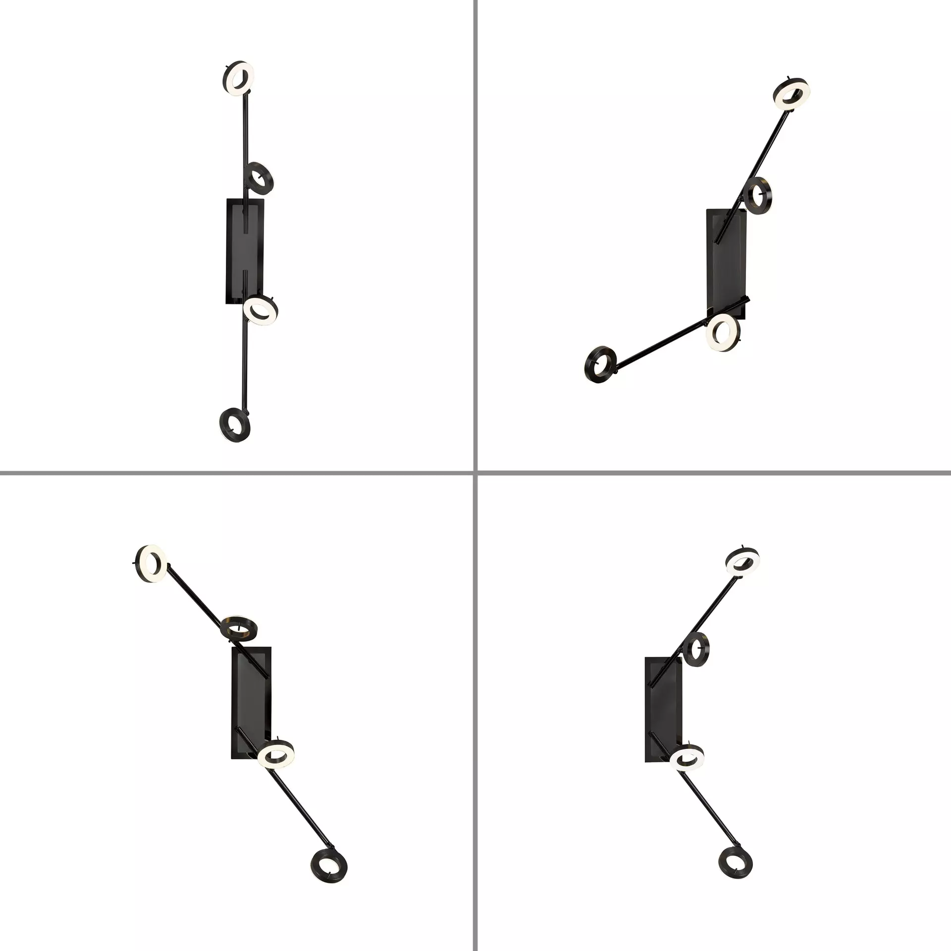 Deckenleuchte SILEDA Paul Neuhaus Metall 74 x 21 x 94 cm