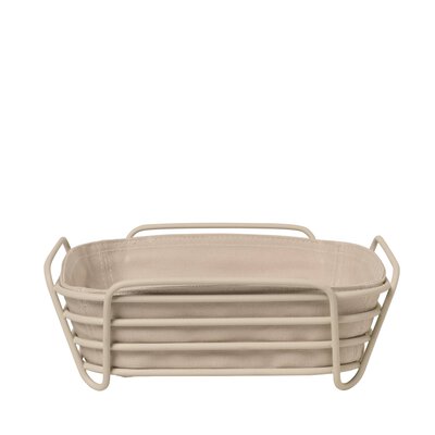 Bild von Brotkorb Metall beige