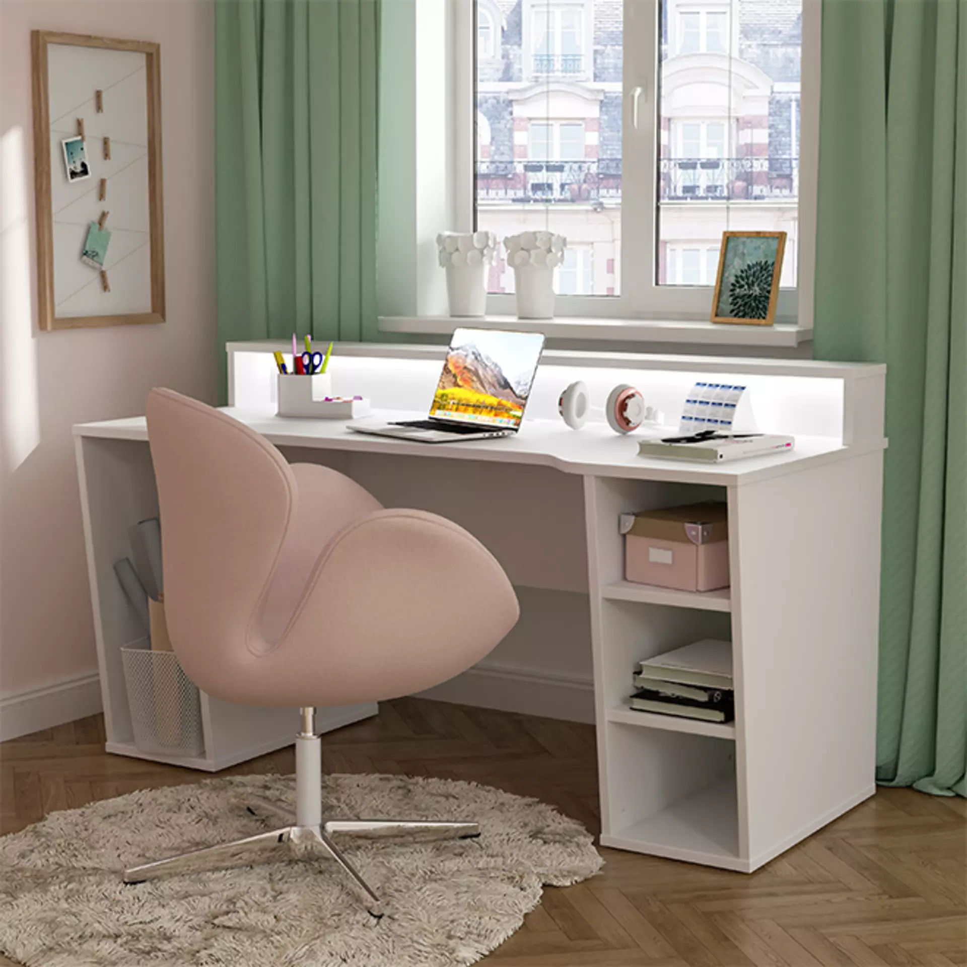 Gemütlicher Schalensessel von Forte aus der Kollektion Tezaur