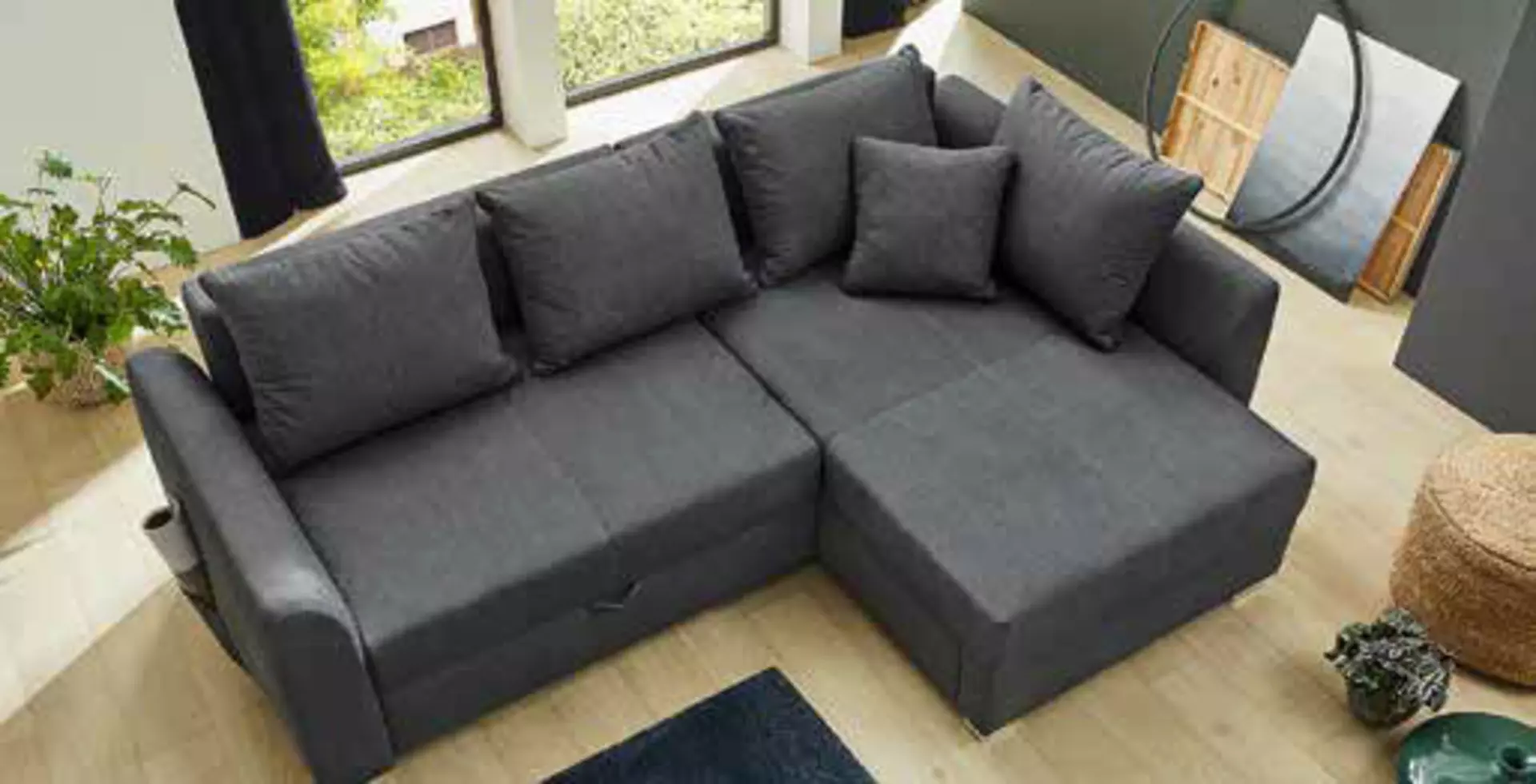 Ecksofa BOOMER CELECT Textil 160 x 81 x 236 cm