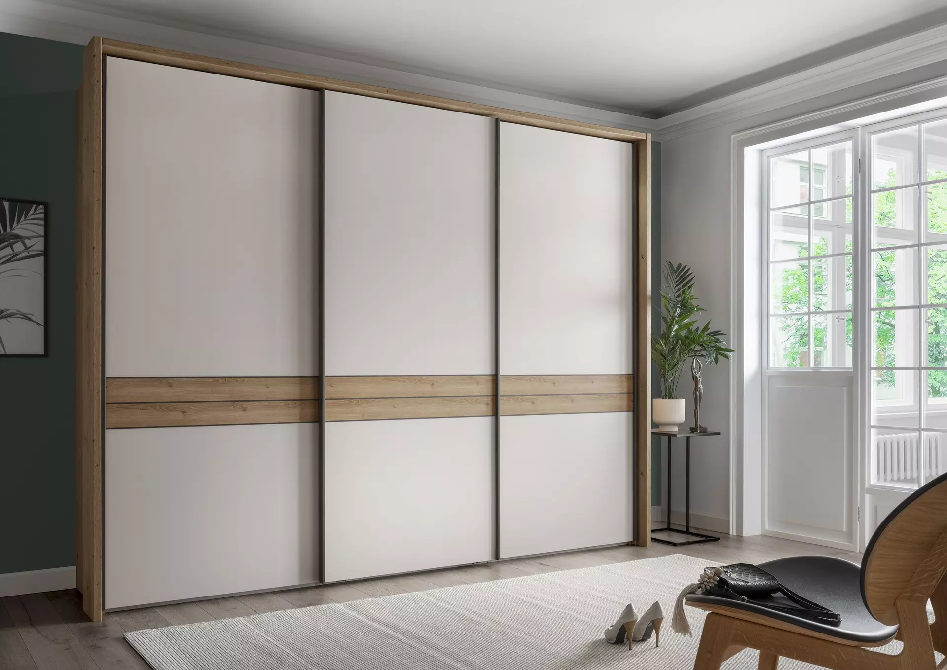 Schwebetürenschrank LAS VEGAS Wiemann Holzwerkstoff 67 x 217 x 250 cm