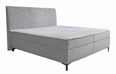 3. Bild von Boxspringbett ca. 182 x 119 x 215 cm inbuy grau