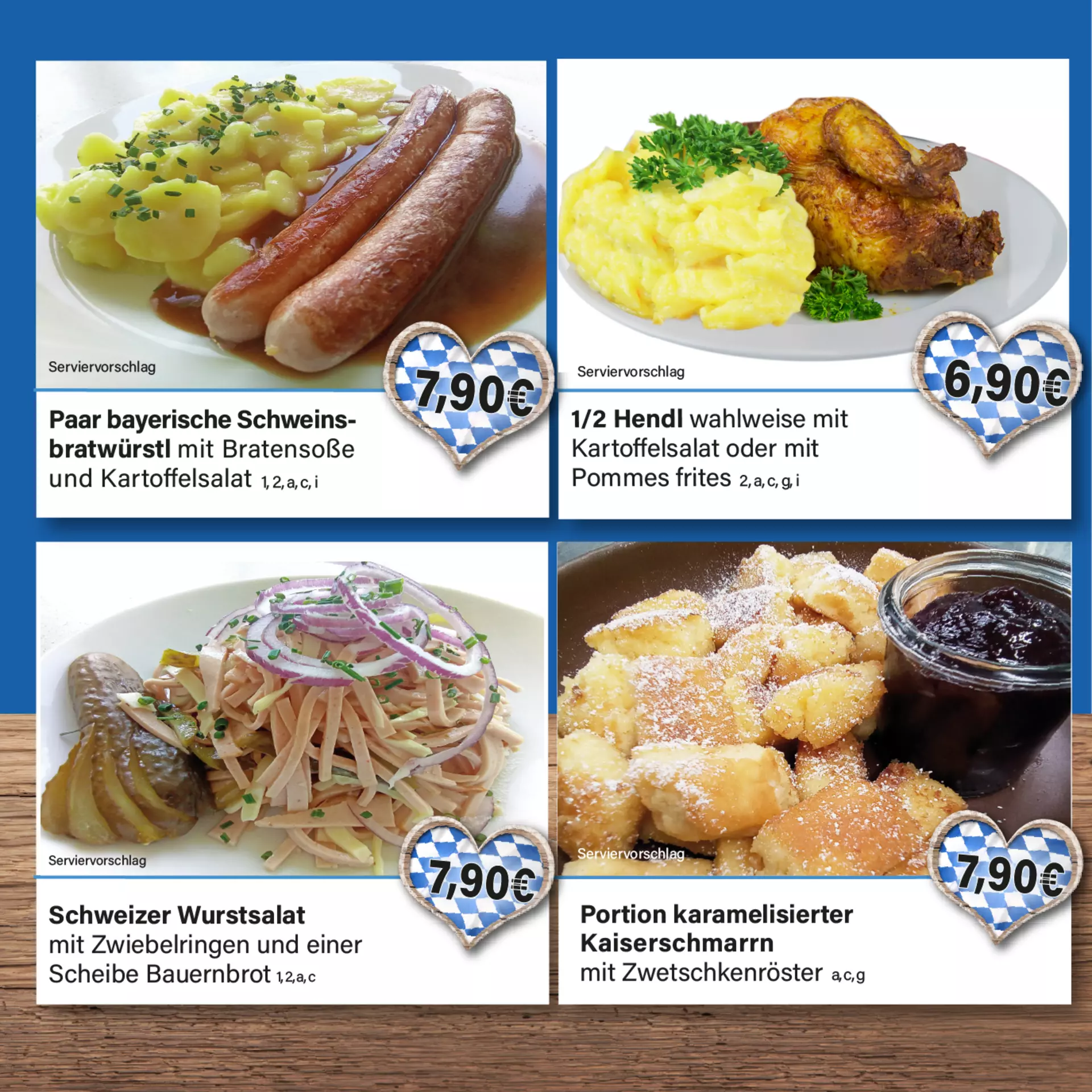 Typisch Bayrisch: unsere spezielle Angebot zu den Schmankerlwochen