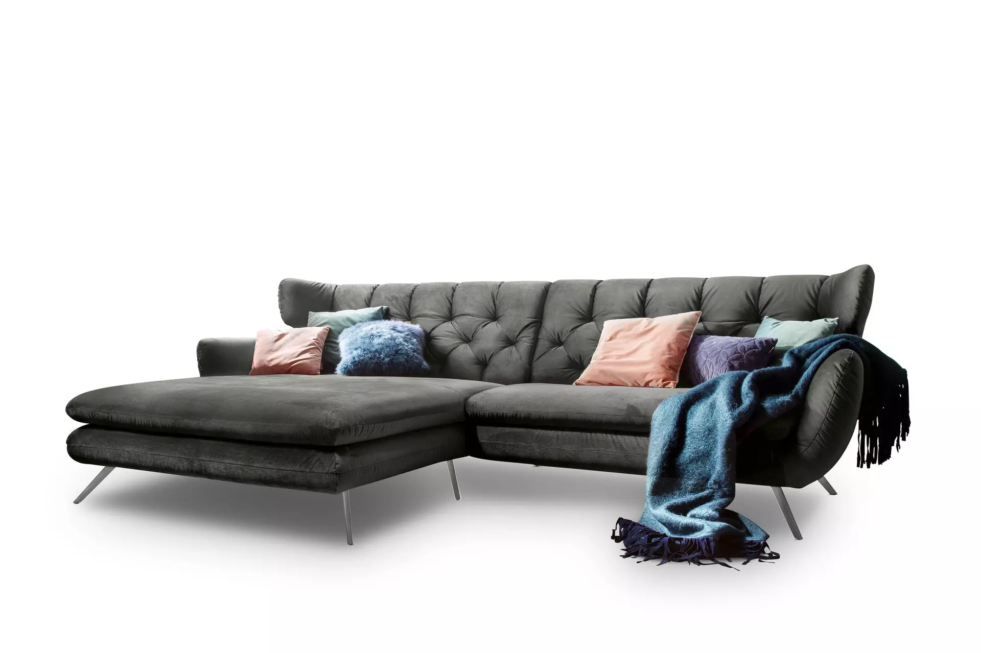 Ecksofa SARNIA LASCONDO Textil 175 x 94 x 300 cm