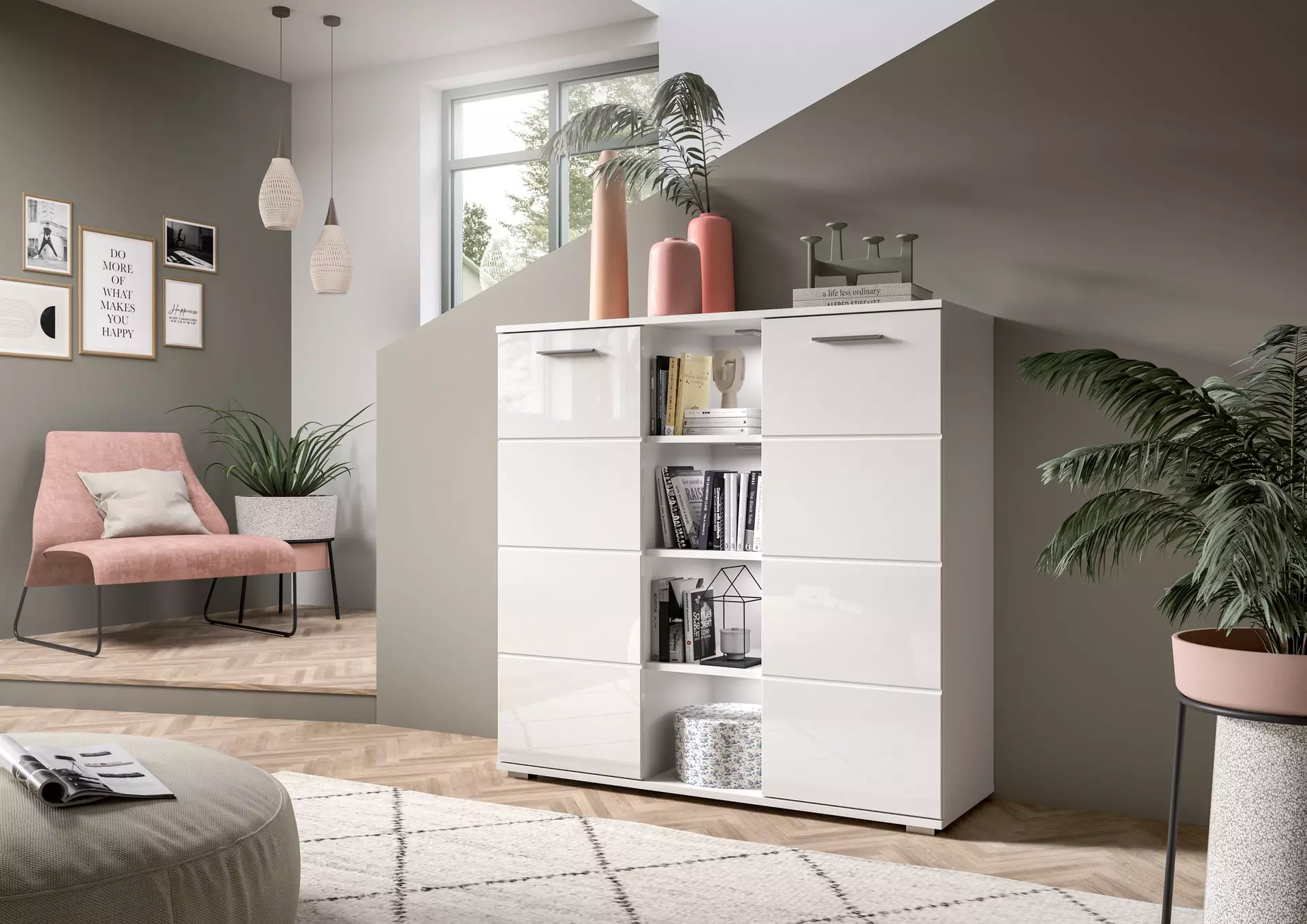 Kommode PREGO inDoor Holzwerkstoff 37 x 108 x 110 cm