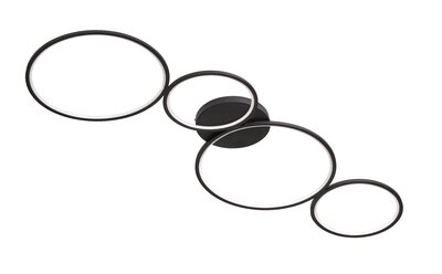 Bild von Deckenleuchte LED Wandschalter schwarz