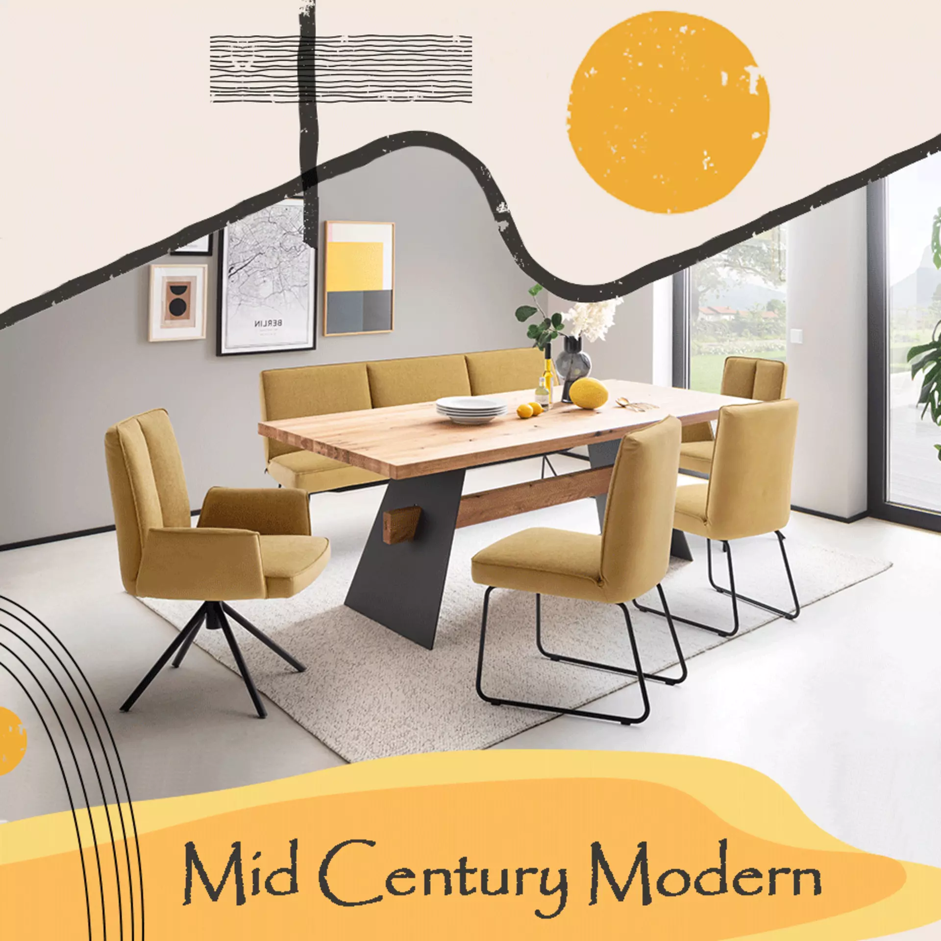 Zeitloser Wohntrend Mid Century Modern - jetzt entdecken und inspirieren lassen