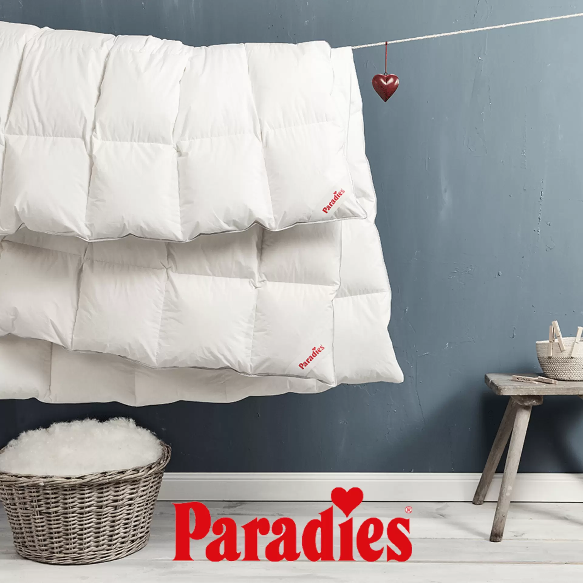 Paradies - hautfreundliche Bettwaren aus Daunen und Textilfasern