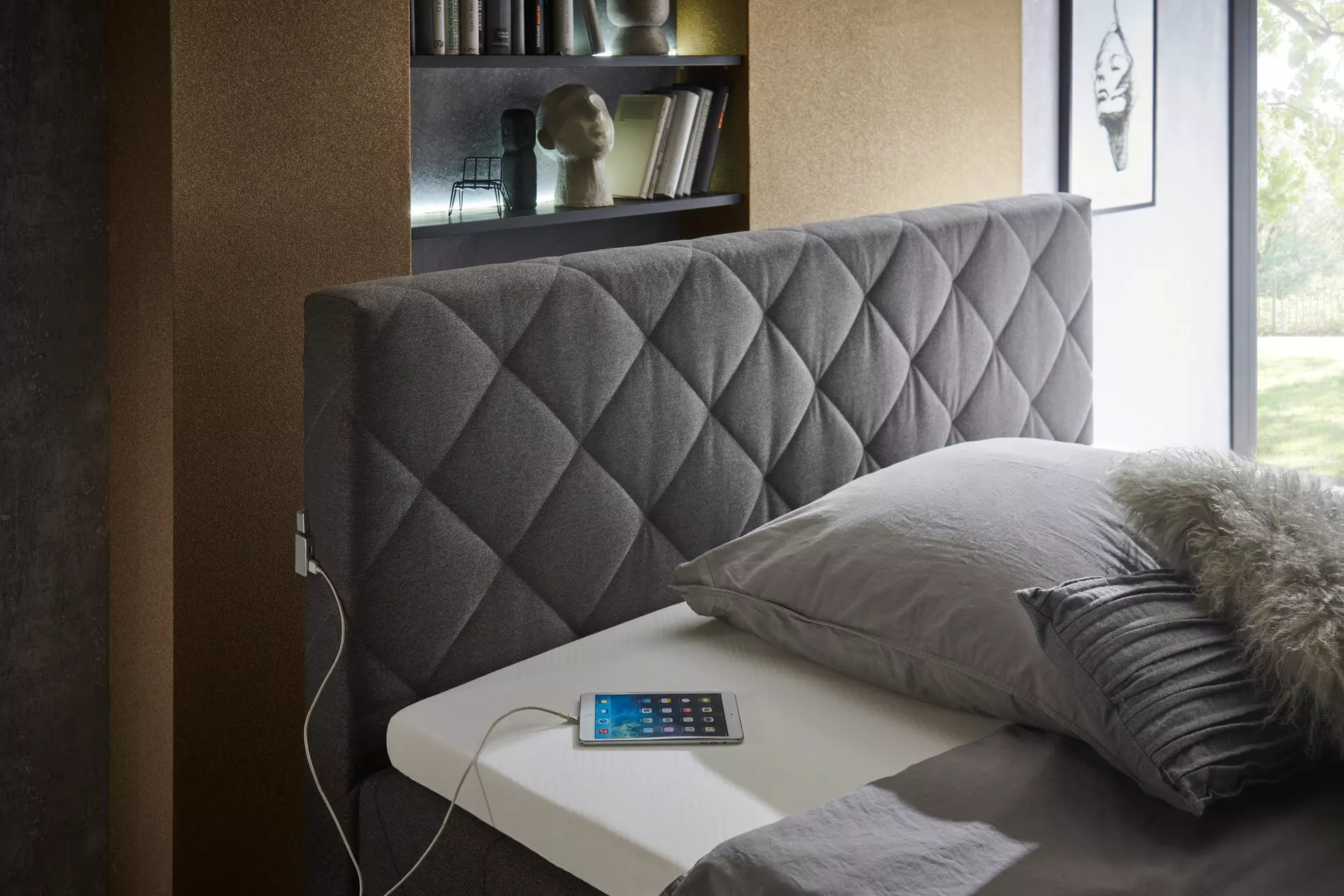 Boxspringbett MESSINA Meise Möbel Textil 368 x 118 x 108 cm