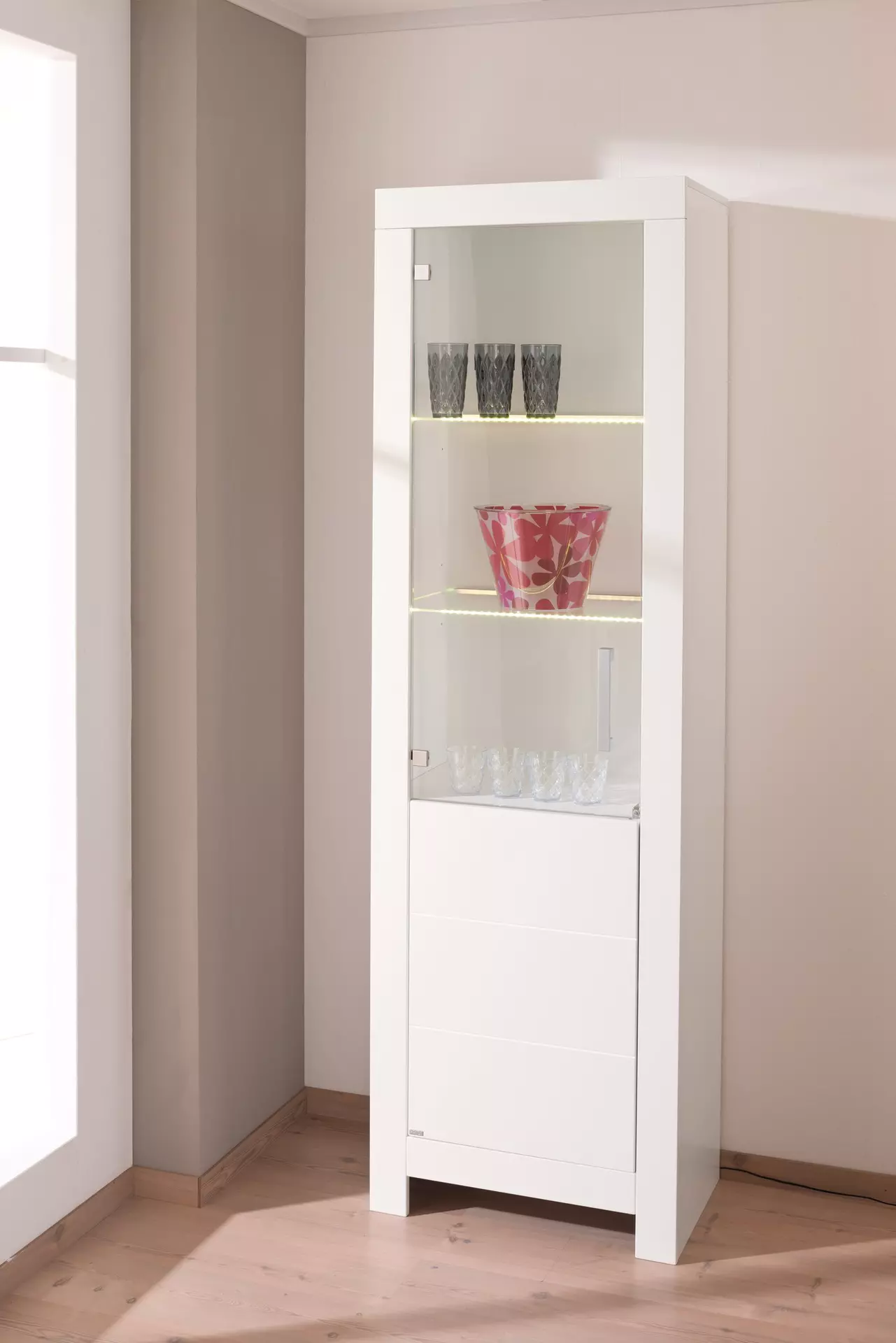 Vitrine FIONA PAIDI Holzwerkstoff 39 x 205 x 63 cm
