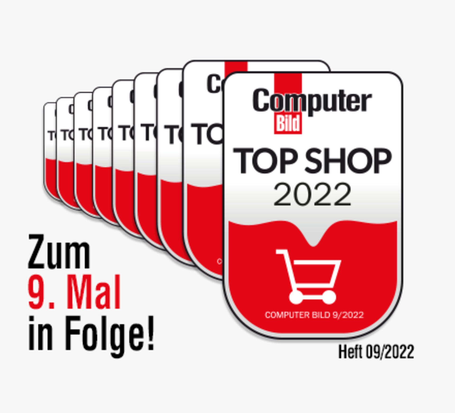Zum neunten Mal in Folge: Möbel Inhofer ist laut Computer Bild Top Shop 2022.
