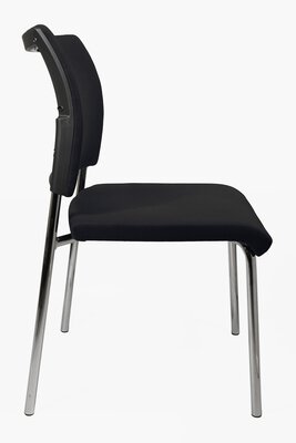 2. Bild von Besucherstuhl Textil schwarz Topstar