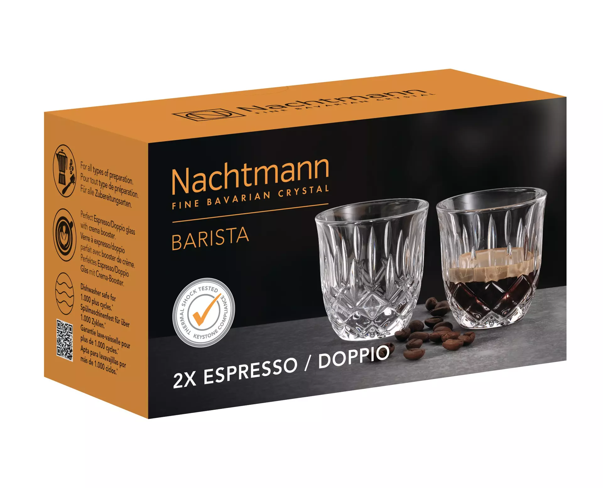 Espressoglas Noblesse Barista Nachtmann Glas 6 cm