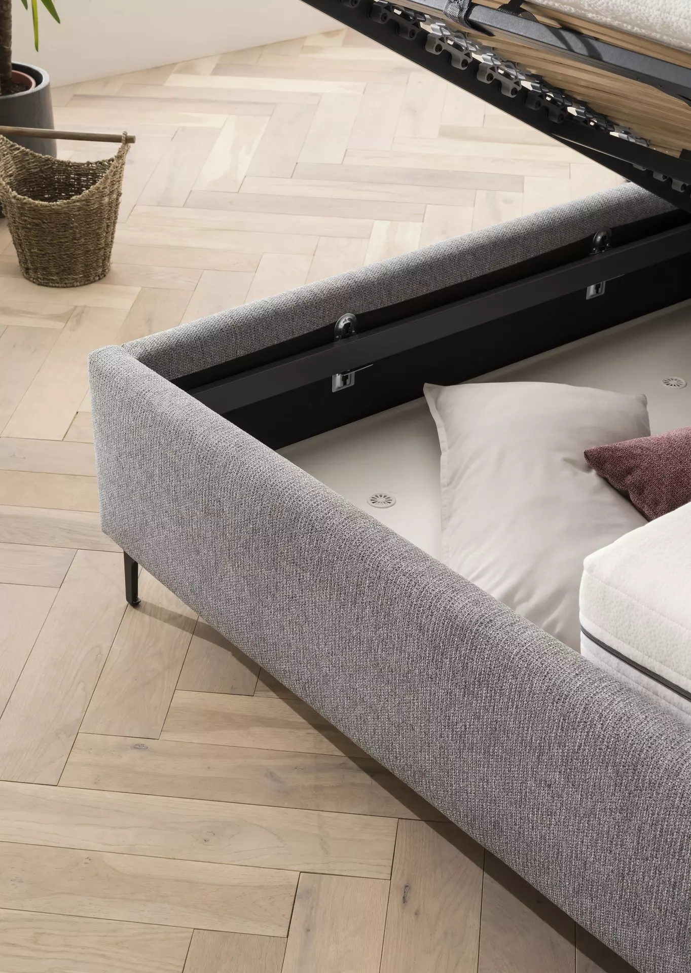 Polsterbett BARELL MONDO Textil 180 x 117 x 202 cm