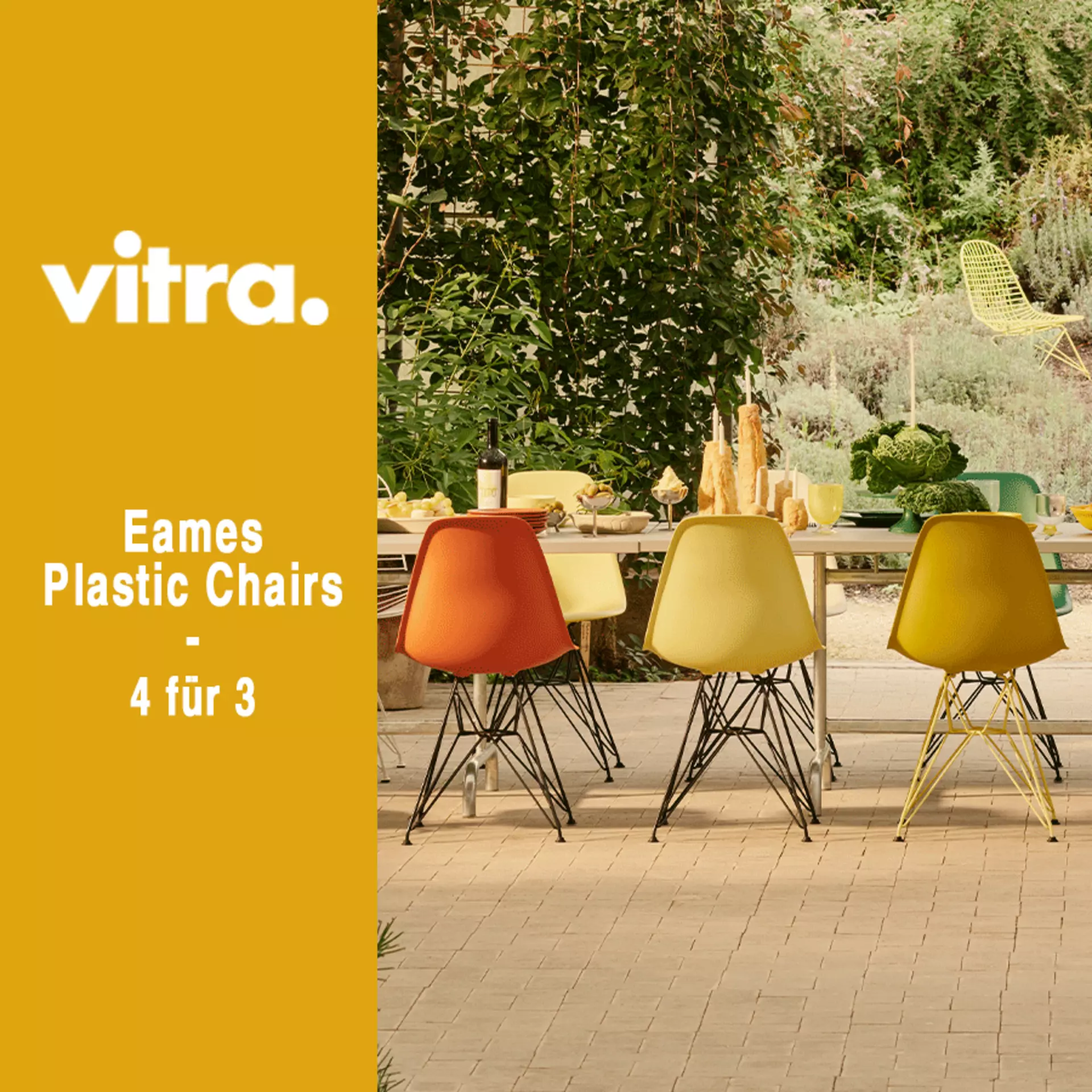 Vitra Stuhlaktion bei interni by inhofer: Eams Plastic Chairs 4 für 3. Jetzt online entdecken