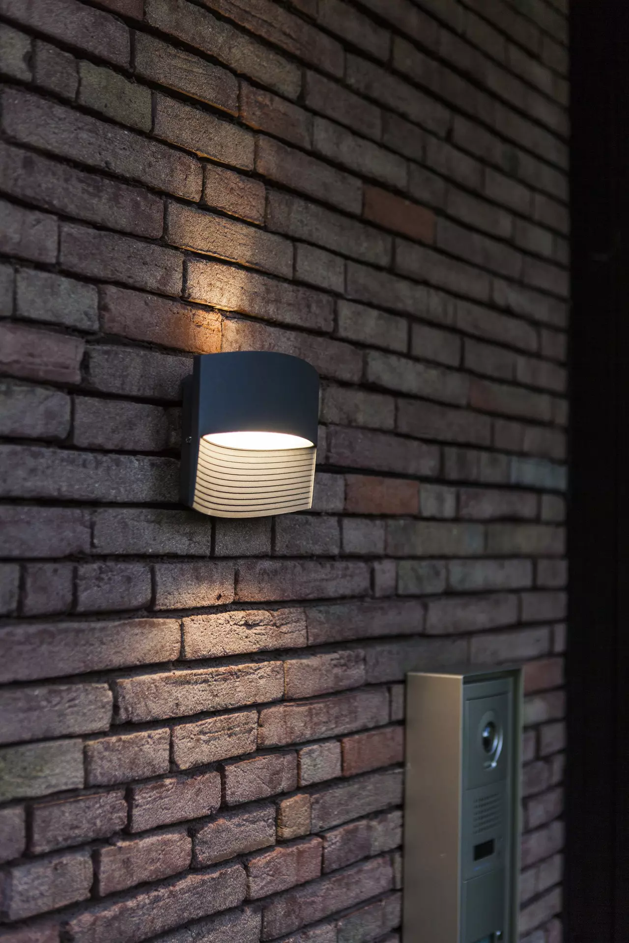 Wand-Aussenleuchte LOTUS Eco-Light Metall 6 x 14 x 18 cm