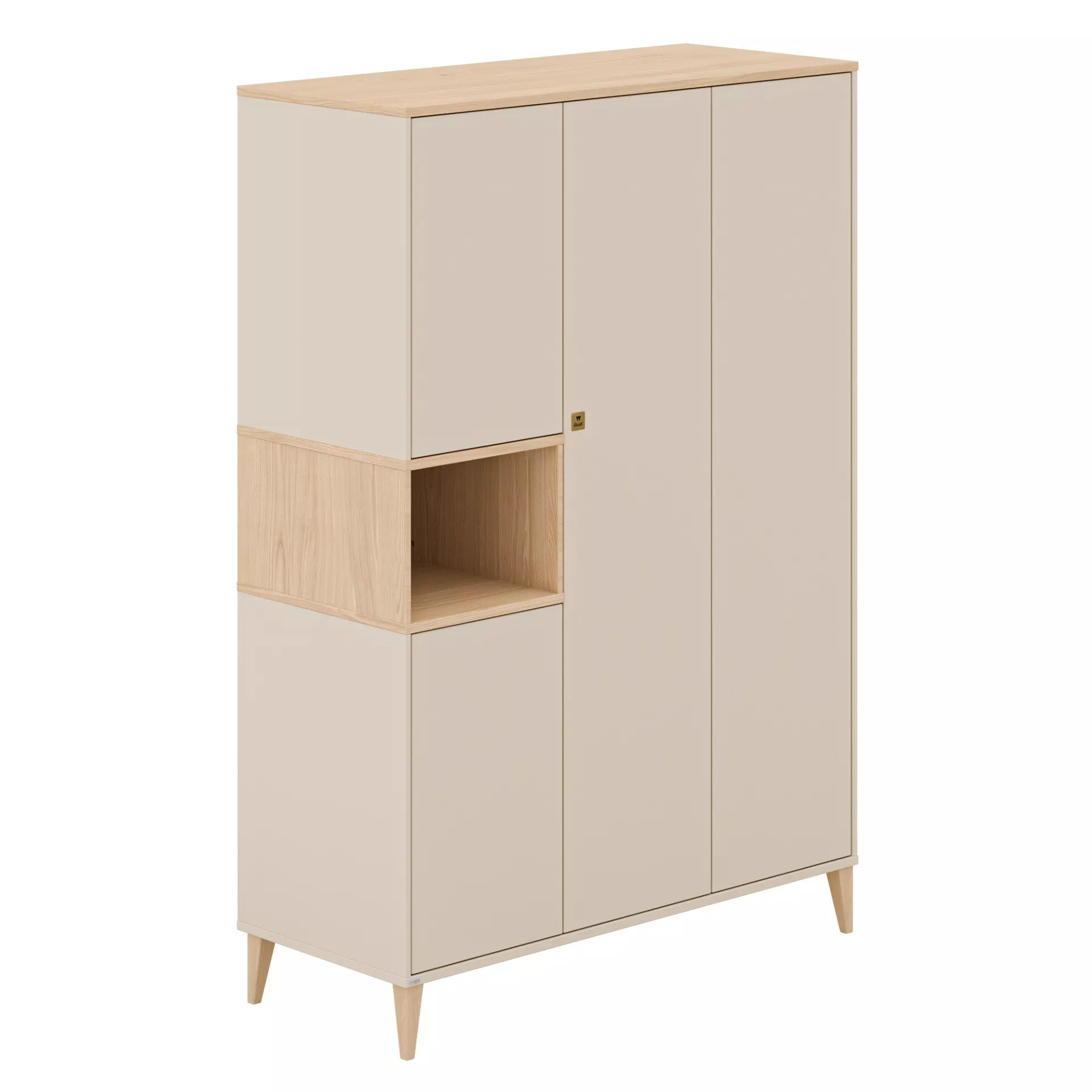 Kleiderschrank MILA & BEN PAIDI Holz 58 x 205 x 141 cm