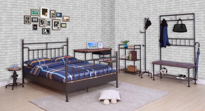 3. Bild von Bett ca. 212 x 115 x 150 cm Modular schwarz