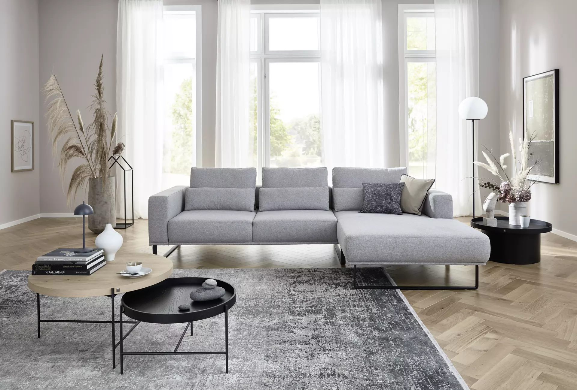 Ecksofa PM100 JUSTB! Musterring Textil 292 x 67 x 185 cm