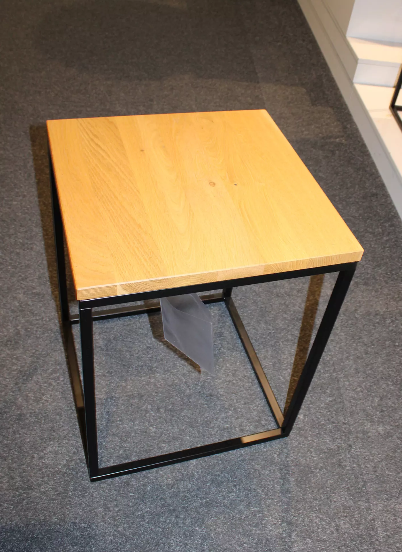Beistelltisch RALF Platte Wildeiche Massiv geölt