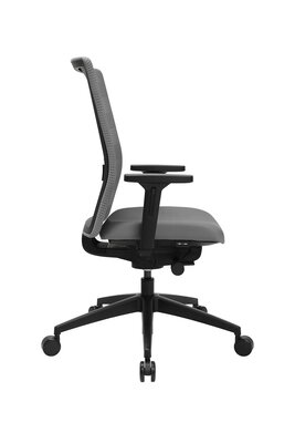 2. Bild von Drehstuhl Kunststoff grau Topstar
