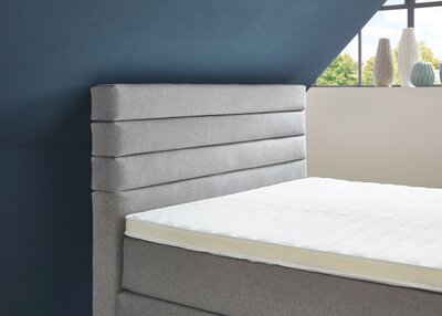4. Bild von Boxspringbett ca. 211 x 110 x 140 cm Sun Garden grau