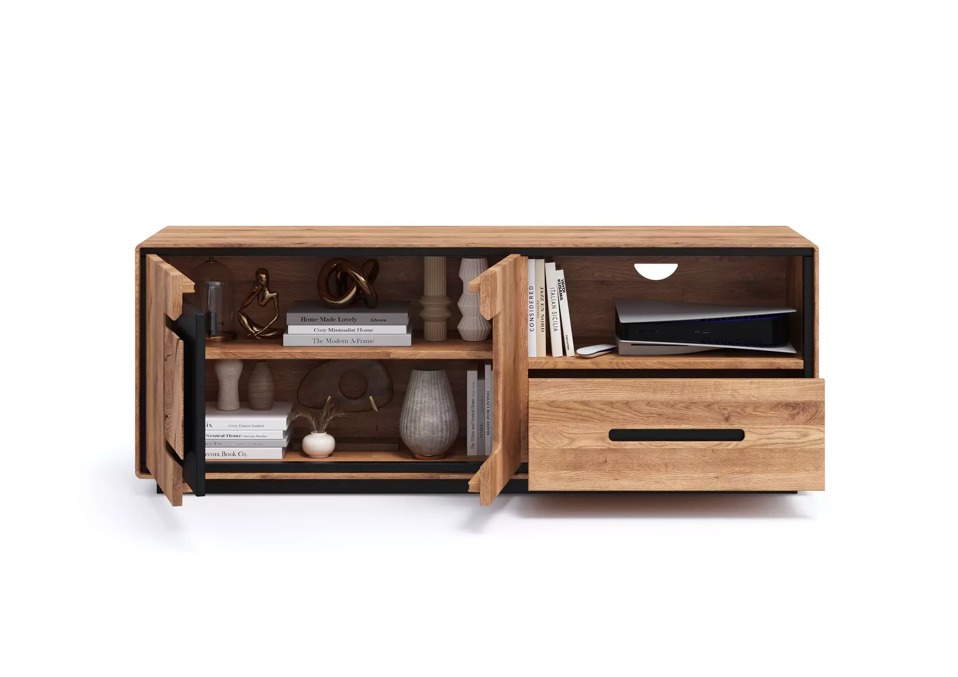 TV-Board WZ-0625 GK Möbel Holz 40 x 54 x 146 cm