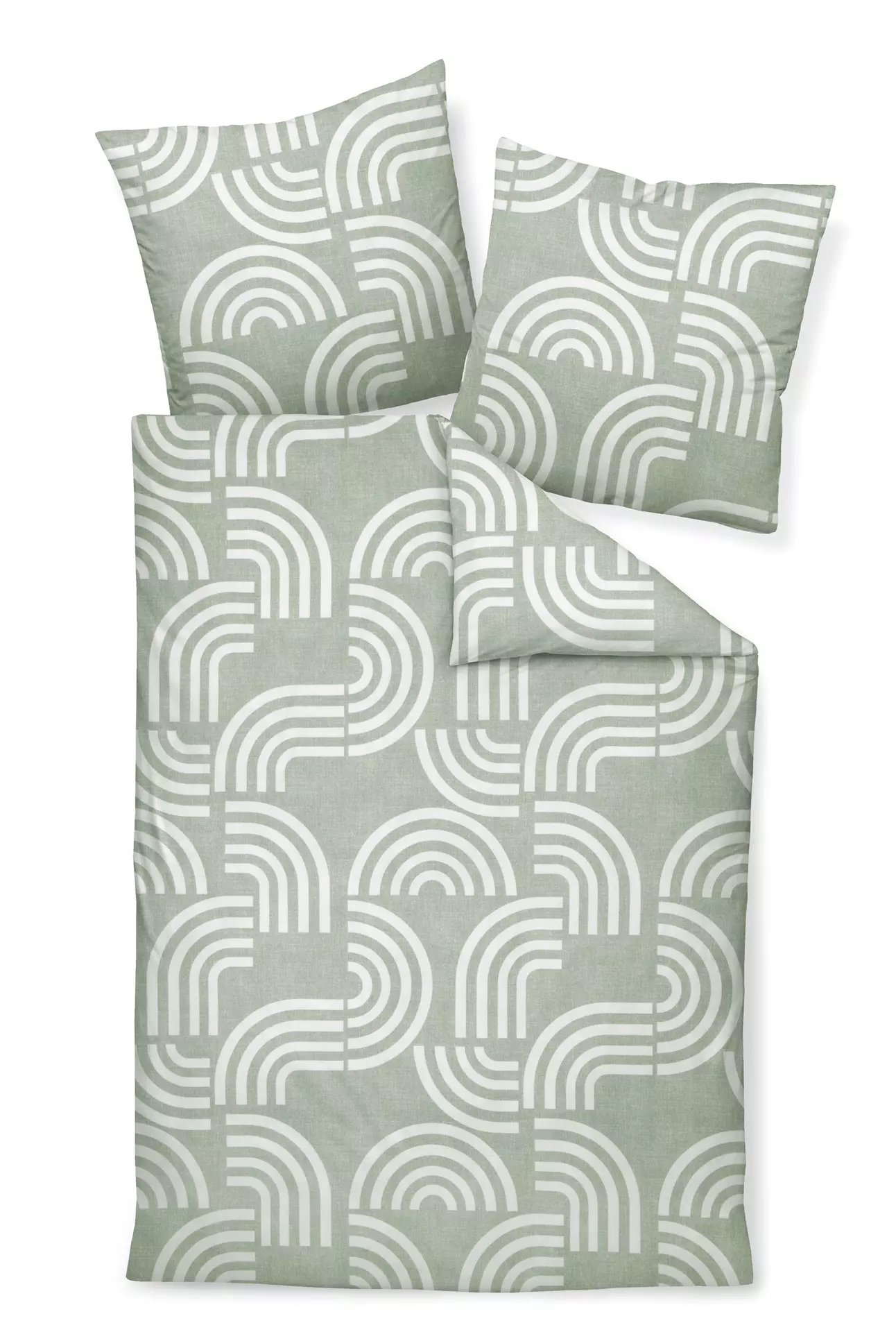 Biber-Bettwäsche Davos Janine Textil 135 x 200 cm