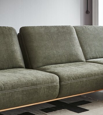 3. Bild von Polstergarnitur Polyester grün Systempolster