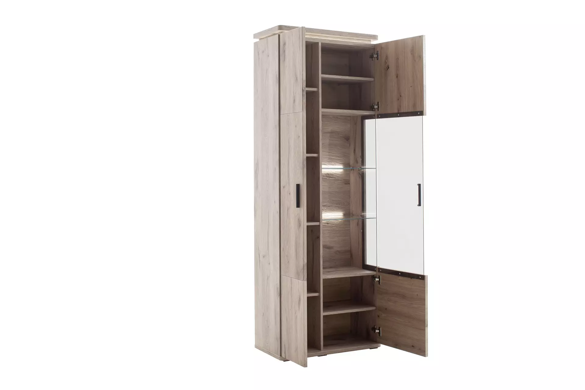 Vitrine MODENA MCA furniture Metall 38 x 209 x 75 cm