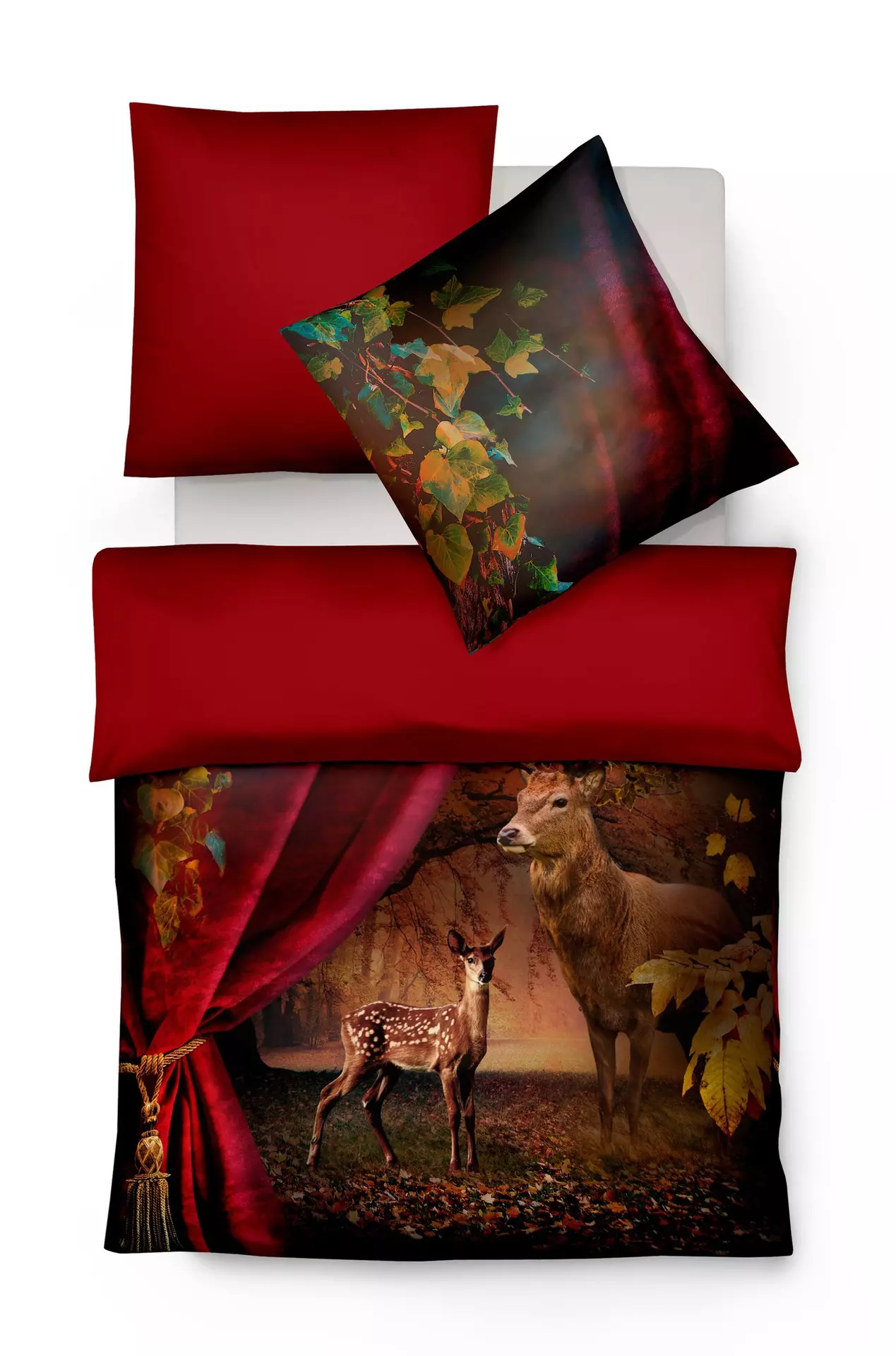 Satin-Bettwäsche Bed Art S Fleuresse GmbH Textil 135 x 200 cm