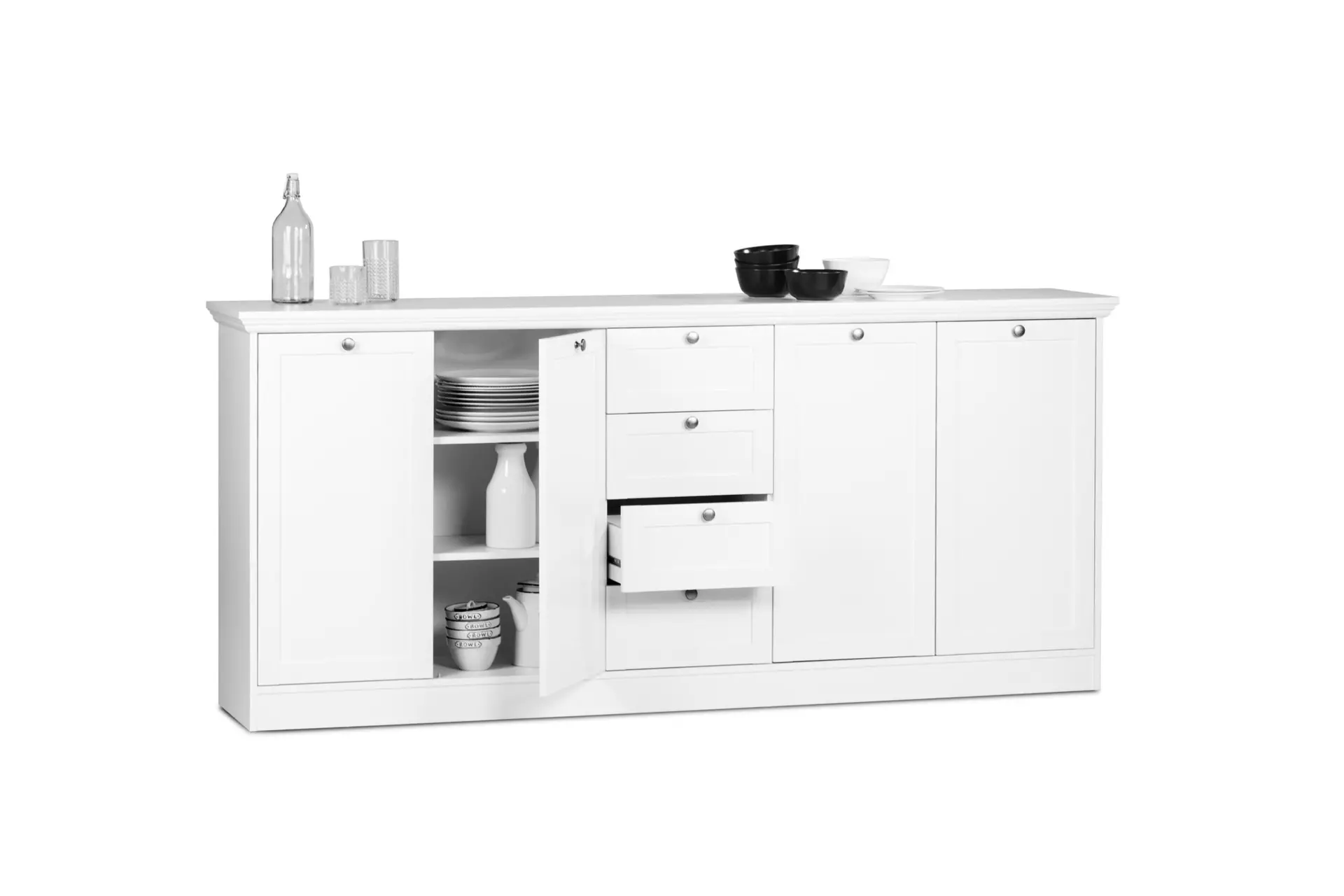 Sideboard LANDWOOD finori Holzwerkstoff 40 x 90 x 200 cm