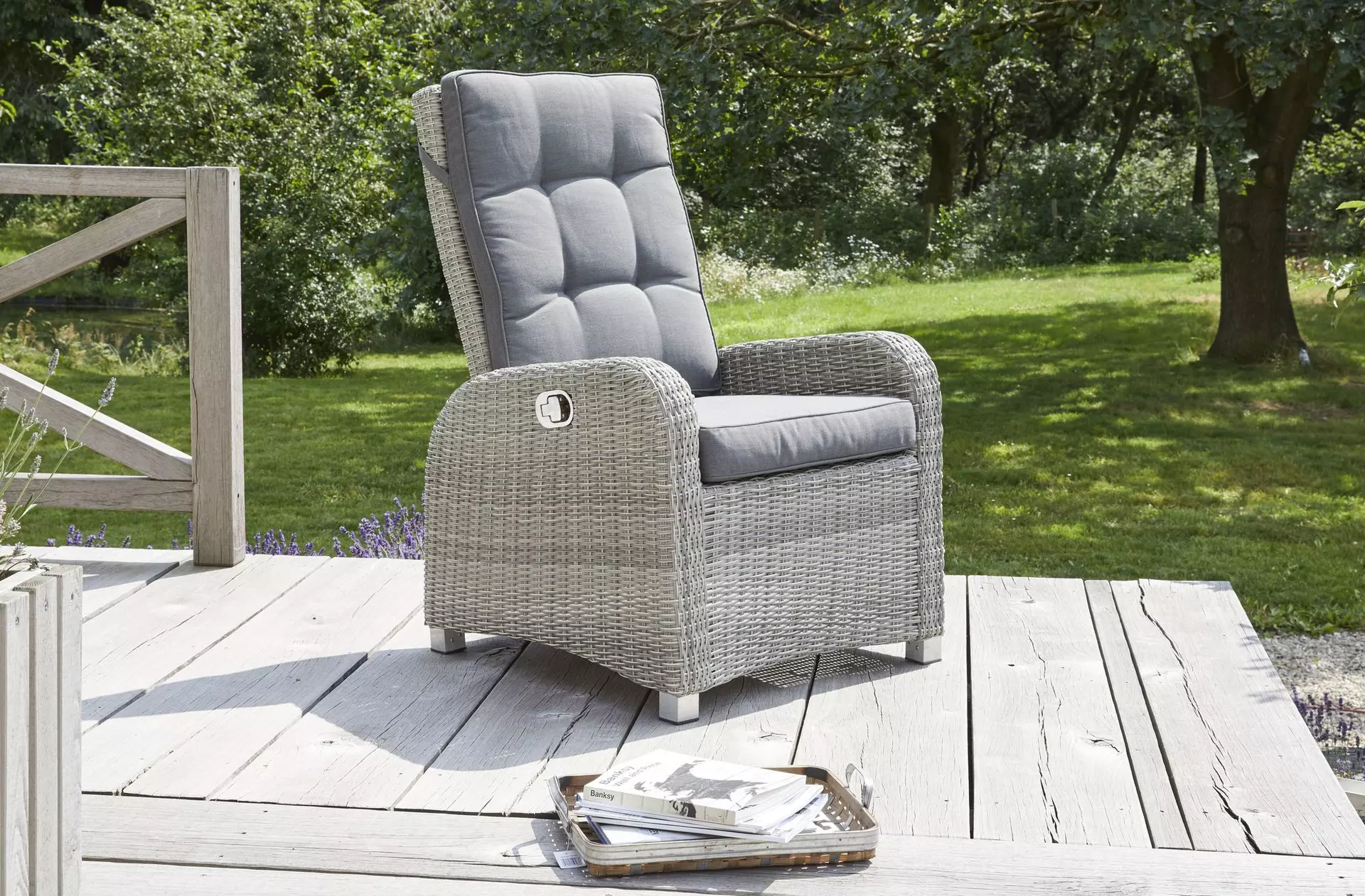 Loungesessel BILBAO Outdoor Metall 90 x 110 x 73 cm