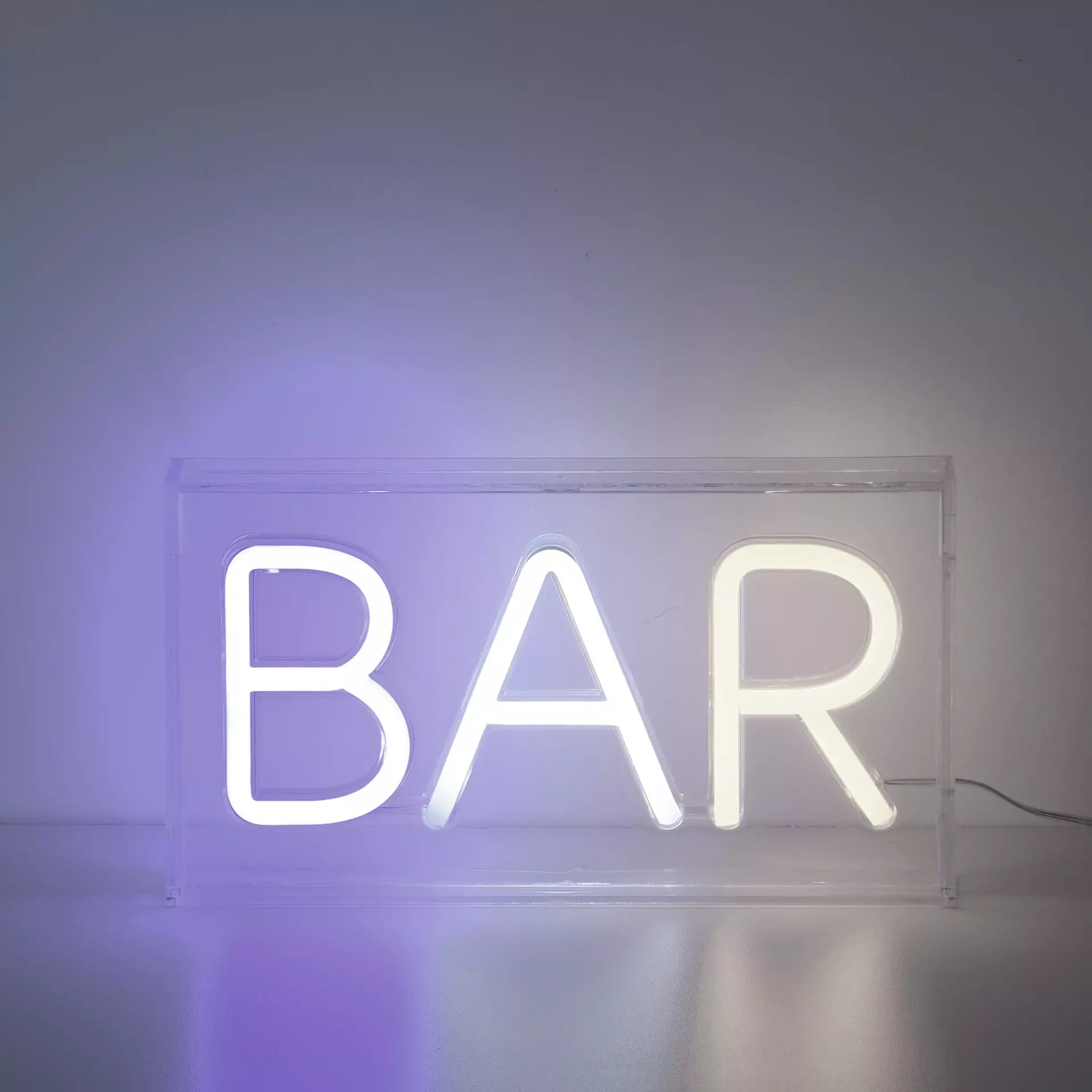 Dekorationsleuchte NEON-BAR JUST LIGHT Kunststoff 23 x 12 x 4 cm