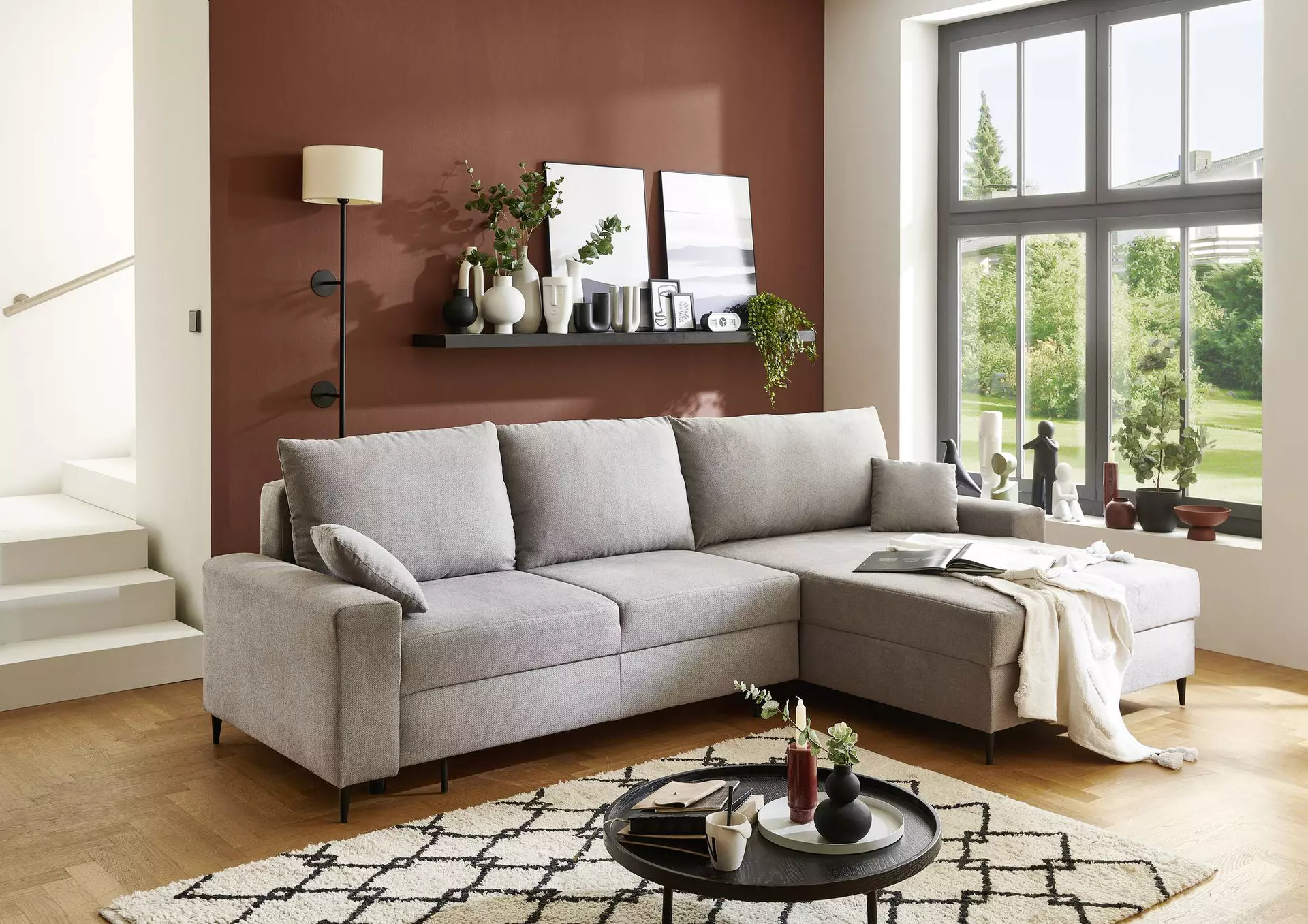 Polstergarnitur JUSTUS SELF Textil 170 x 90 x 268 cm