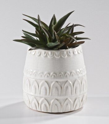 Bild von Vase Keramik weiß