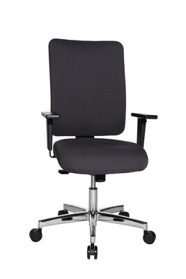 Bild von Büro-Drehstuhl Textil schwarz Vito
