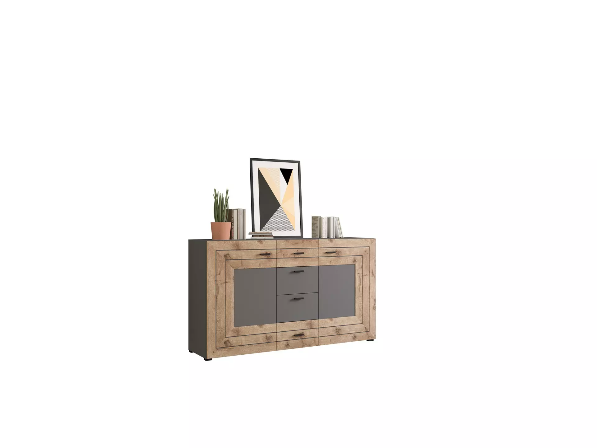 Sideboard Freno CELECT Holzwerkstoff 40 x 90 x 160 cm