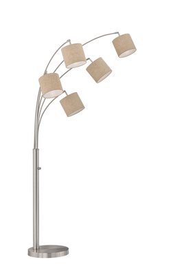 Bild von Stehleuchte LED silber