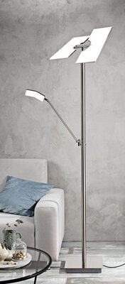 Bild von Stehleuchte LED Tastdimmer silber