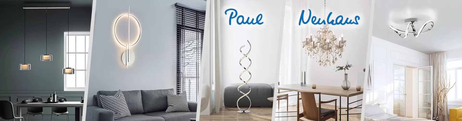 Leuchten in jeder Form und Größe von Paul Neuhaus