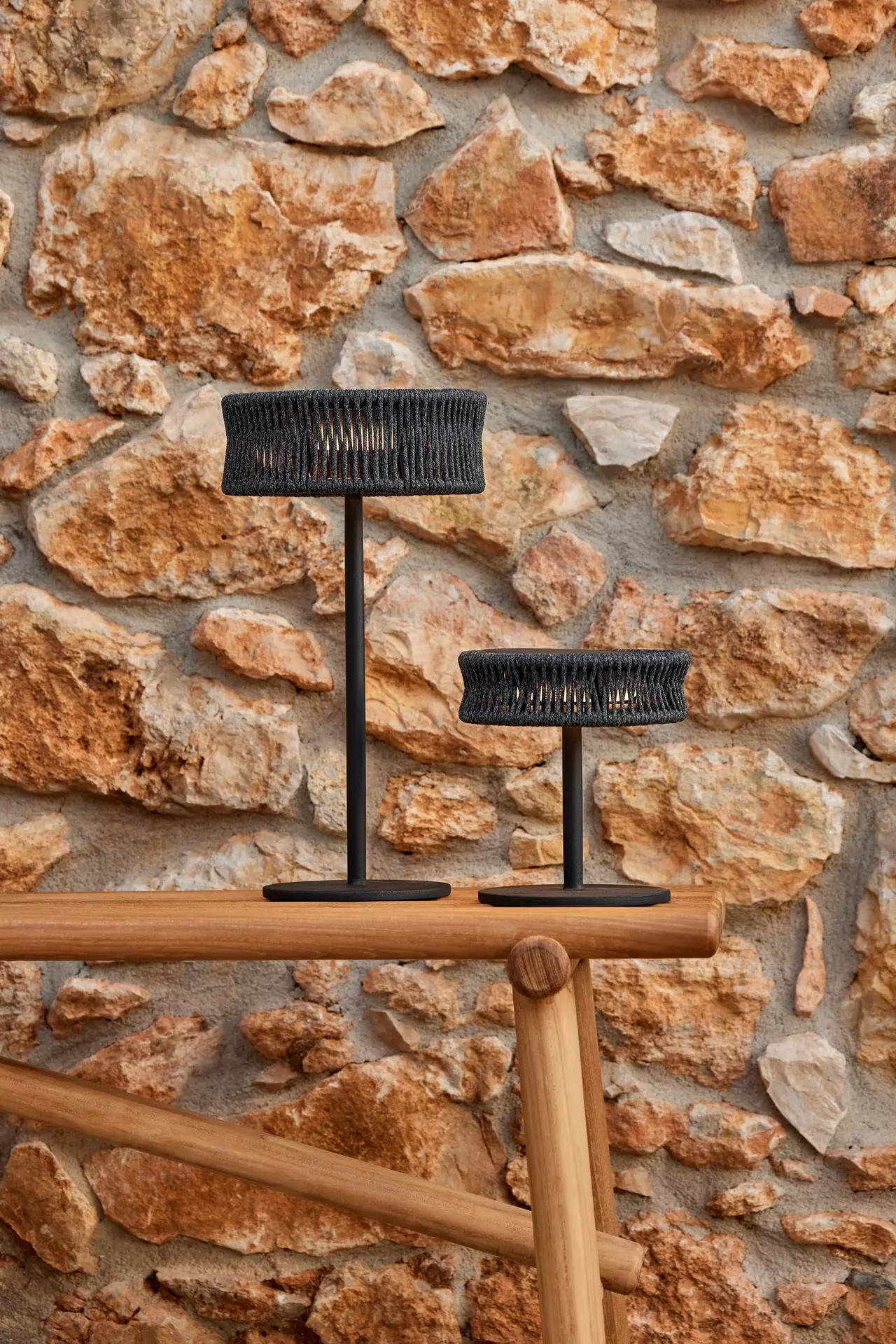 Tischleuchte ILLUSION Cane-line Textil 23 x 43 x 23 cm