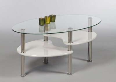 Bild von Beistelltisch CELECT Holzwerkstoff weiß