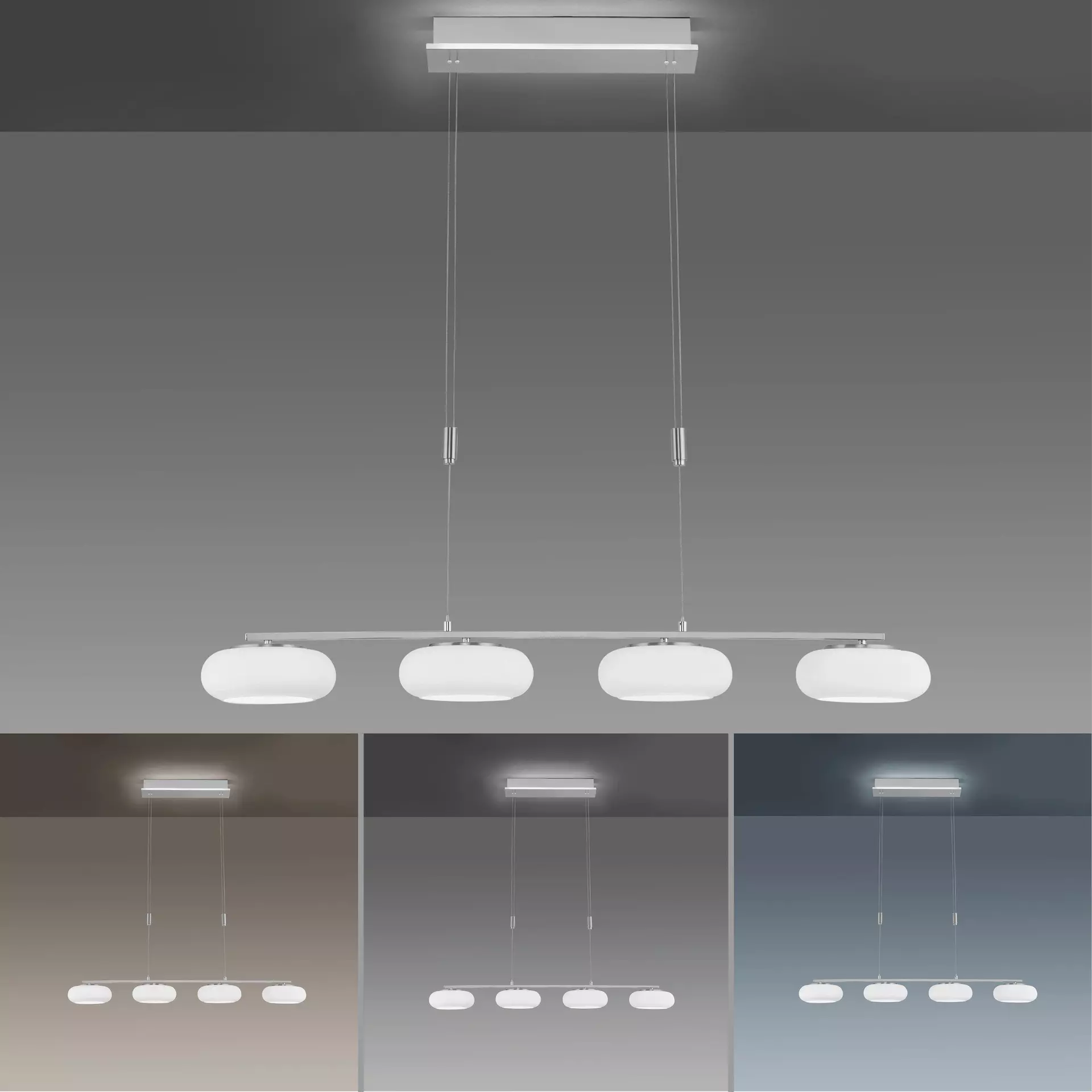 Pendelleuchte Q-ETIENNE Paul Neuhaus Metall 108 x 200 x 20 cm